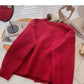 Korean languid style leisure thin long sleeve top  5989
