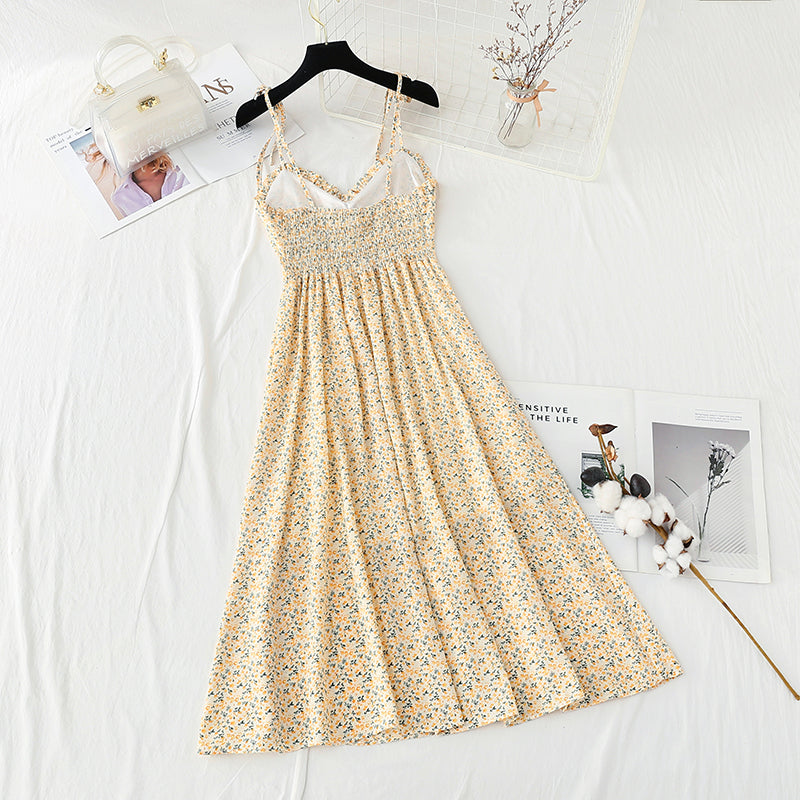 New French gentle wind snow spinning fairy temperament small skirt  4127