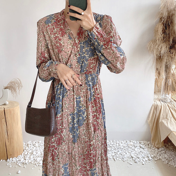 Chiffon kniedünn Temperament sanfter Wind FAIRY DRESS Mori Department 3899