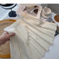 Faltenrock, Damenmodell, vielseitiger Strickrock 5271