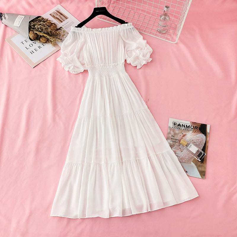 One shoulder Kikyo first love Mori French dress  4150