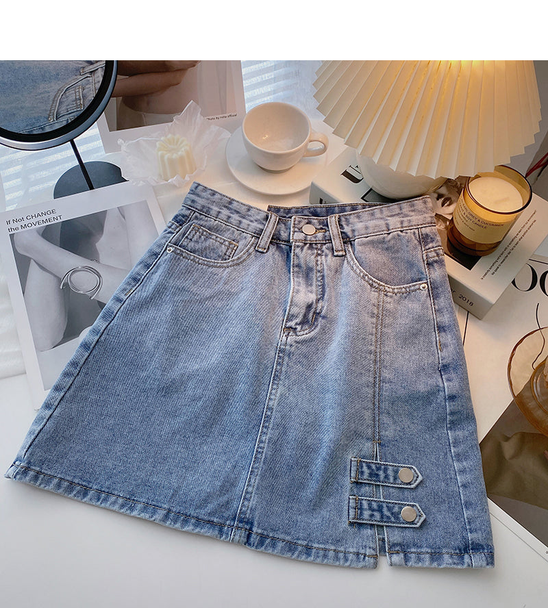 Neuer A-Linienrock 5400 mit hoher Taille und personalisiertem, schlankem und Nischendesign