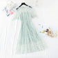 New waist closing slim French gentle skirt fairy super fairy series  4615