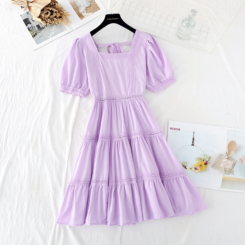 Gentle wind sweet loose doll skirt fairy super fairy series  4173