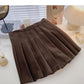 Pleated skirt high waist casual skirt  5338
