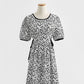 Neues Chiffonkleid mit schmaler Taille 4279