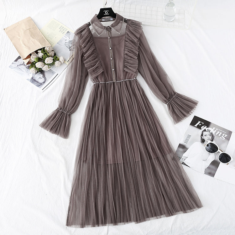 Gentle wind fairy super fairy series mesh dress  3982