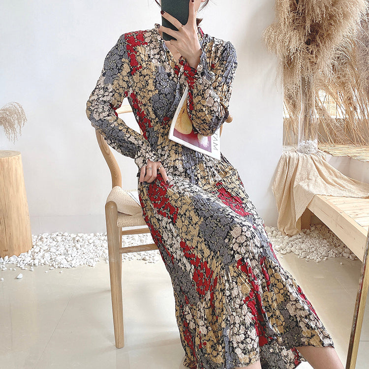 Chiffon kniedünn Temperament sanfter Wind FAIRY DRESS Mori Department 3899