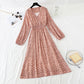 Slim inside with bottomed skirt long sleeve slim Chiffon Skirt  4831