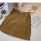 A-line Corduroy Skirt is thin around the hips  5335