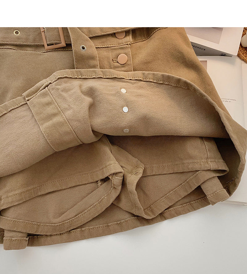 Neuer koreanischer Mode kleiner Rock mit hoher Taille 5415
