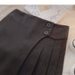 Minority Design altersreduzierender schmaler Faltenrock mit hoher Taille 5416