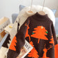High neck sweater foreign style age reducing sweater  5035