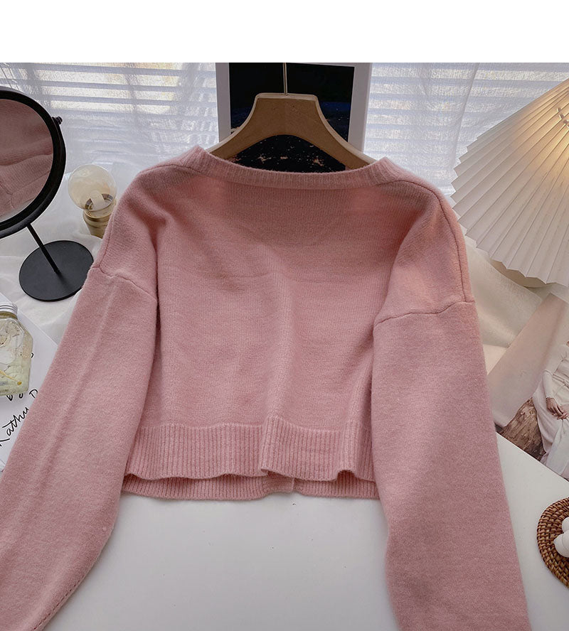 Korean version small man looks thin and slim, short top is fashionable  5857