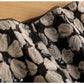 Mesh lace flower sequin skirt, elegant temperament skirt  3642
