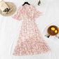 The new one-piece Ruffle Skirt shows thin temperament by closing the waist  4662