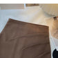 Personalized irregular design wrinkled High Waist Hip Wrap Skirt  5306