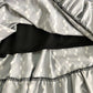 Spring skirt, spliced polka-dot flounce cake skirt, long skirt, wavy A-line skirt  3692