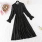 French retro skirt fairy super xiansen department, with a slim waist  4384