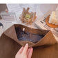 Slim temperament, versatile casual bag hip high waist A-line skirt  5387