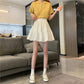 high-waisted versatile A-line skirt  3646