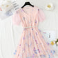 Fairy super fairy lace gauze skirt heavy industry embroidery Sequin  4421