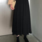 high waist splicing medium long skirt  3698
