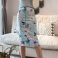 Summer, new style, preppy style, high Fanny hip skirt, split print skirt, stretch bodycon skirt  3540
