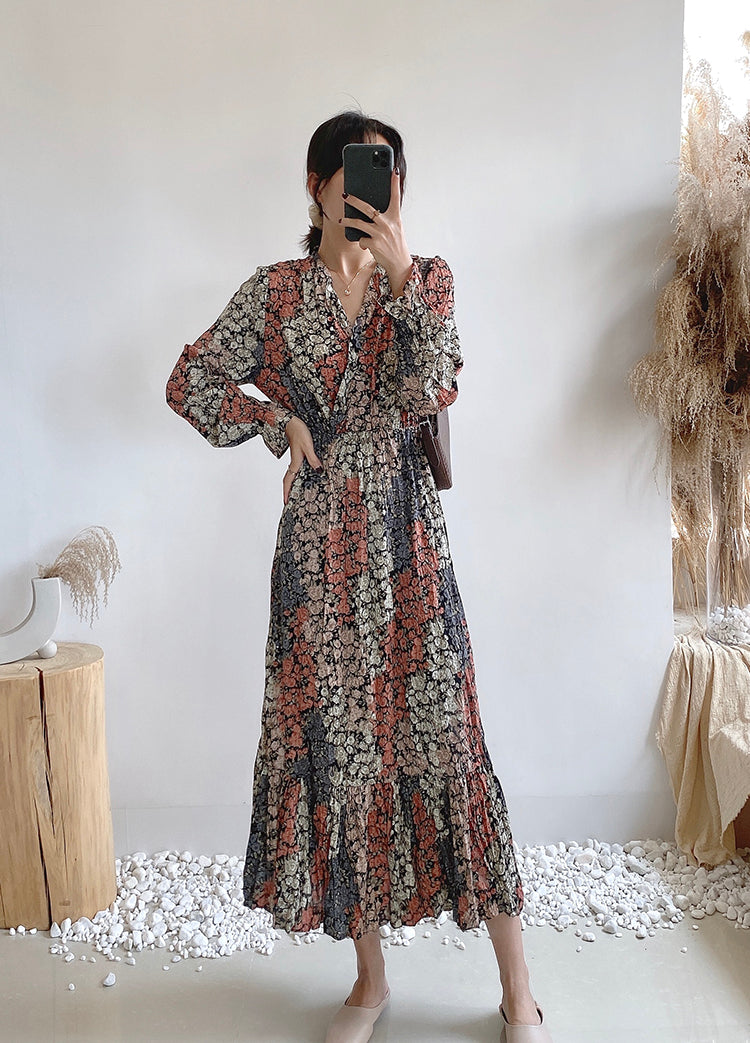 Chiffon kniedünn Temperament sanfter Wind FAIRY DRESS Mori Department 3899