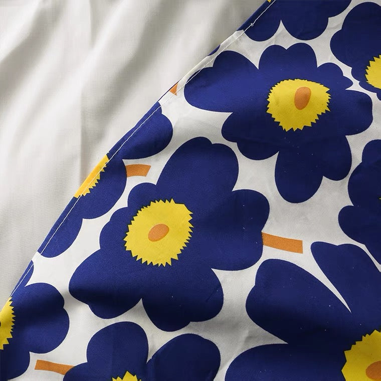 Jupe trapèze florale fraîche, taille haute, ample, jupe midi élégante 3596