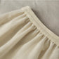 Sweet wind, embroidered medium length, high waist lace skirt  3617