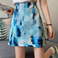 Personality ink bodyocn skirt, temperament, gentle high waist skirt, versatile A-line skirt  3557