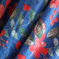 New, fresh, floral skirt, soft and flowing, pleated midi skirt  3577