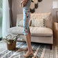 Summer, new style, preppy style, high Fanny hip skirt, split print skirt, stretch bodycon skirt  3540