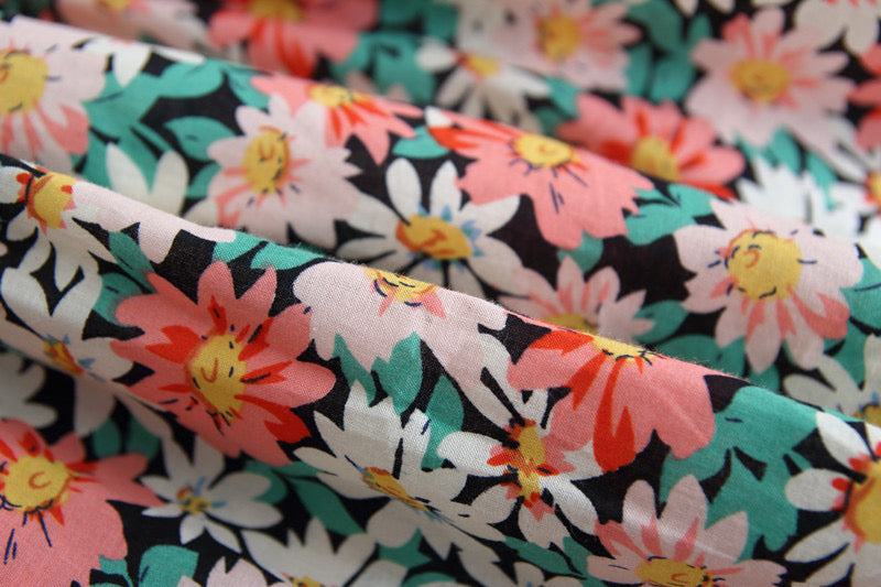 Spring and summer floral skirt, high waist A-line umbrella skirt , safety bouffant skirt  3587